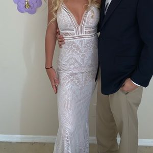 COPY - White Lace Maxi Dress